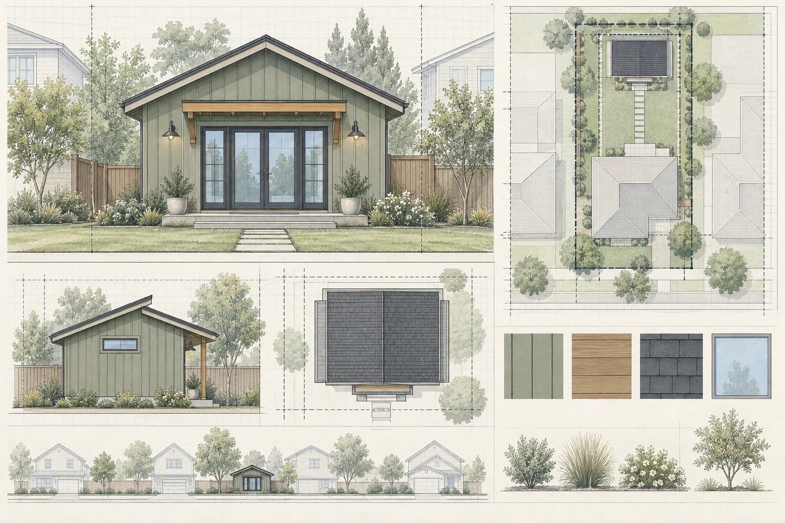 HOA Approval Plans drawing example