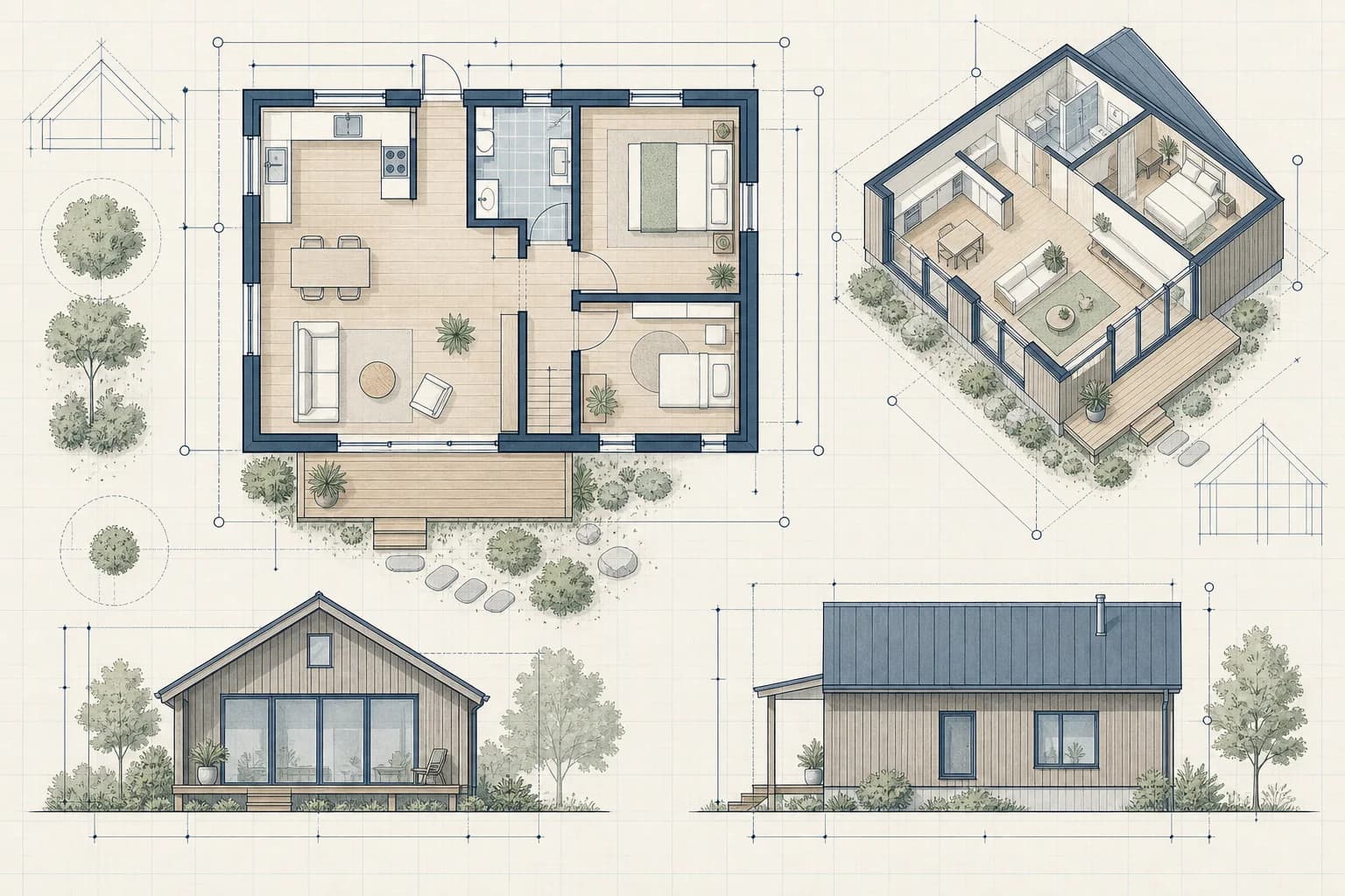 Home Design Software drawing example