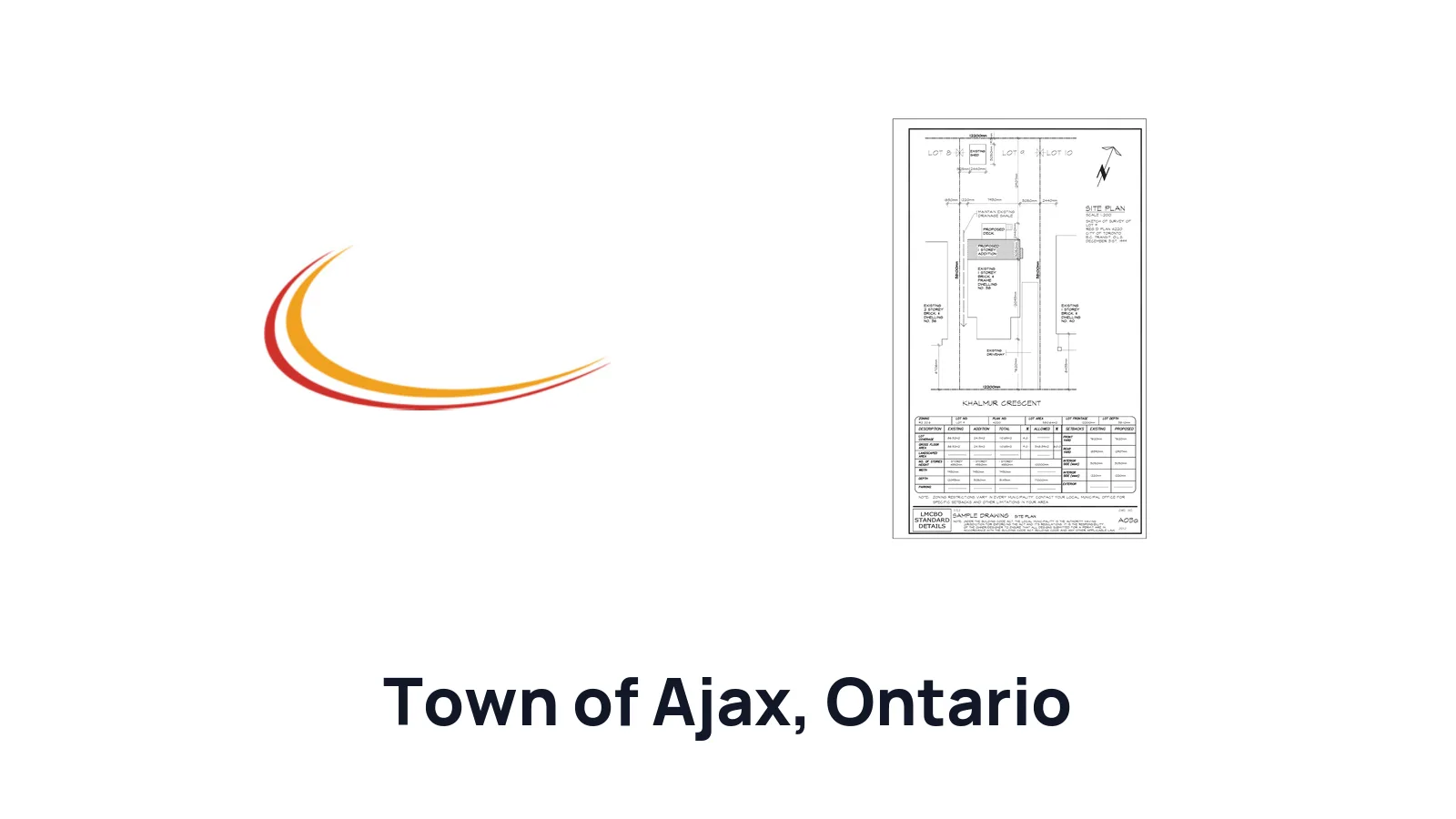 How to Draw a Site Plan for a Residential Building Permit in Town of Ajax