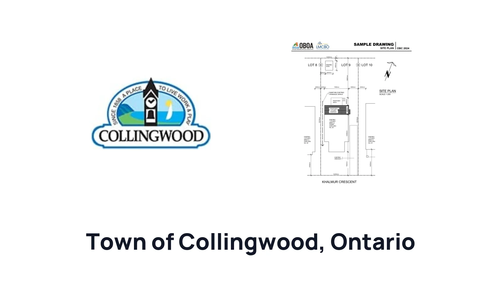 How to Draw a Site Plan for a Residential Permit in Town of Collingwood