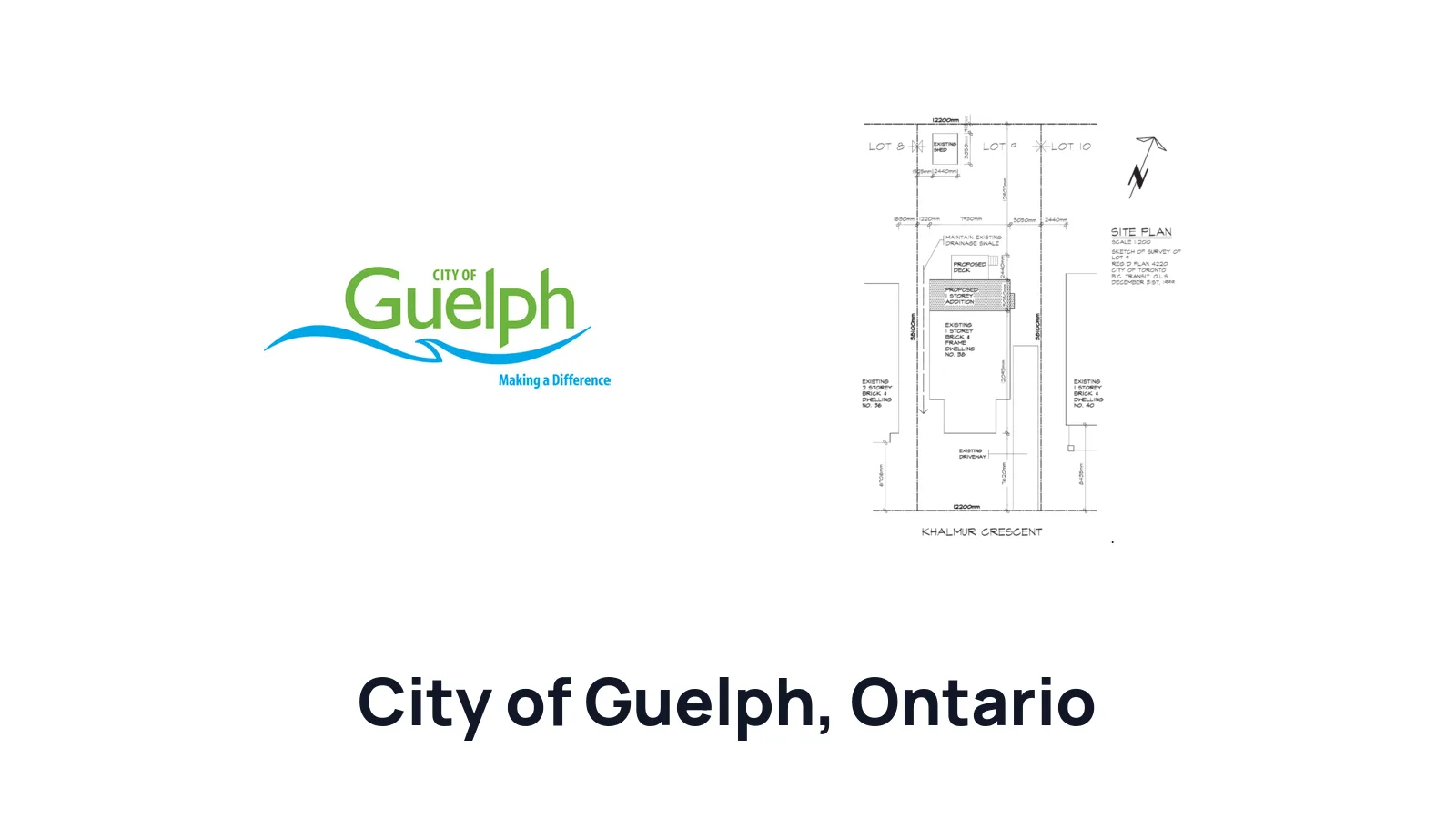 How to Draw a Site Plan for a Residential Building Permit in City of Guelph