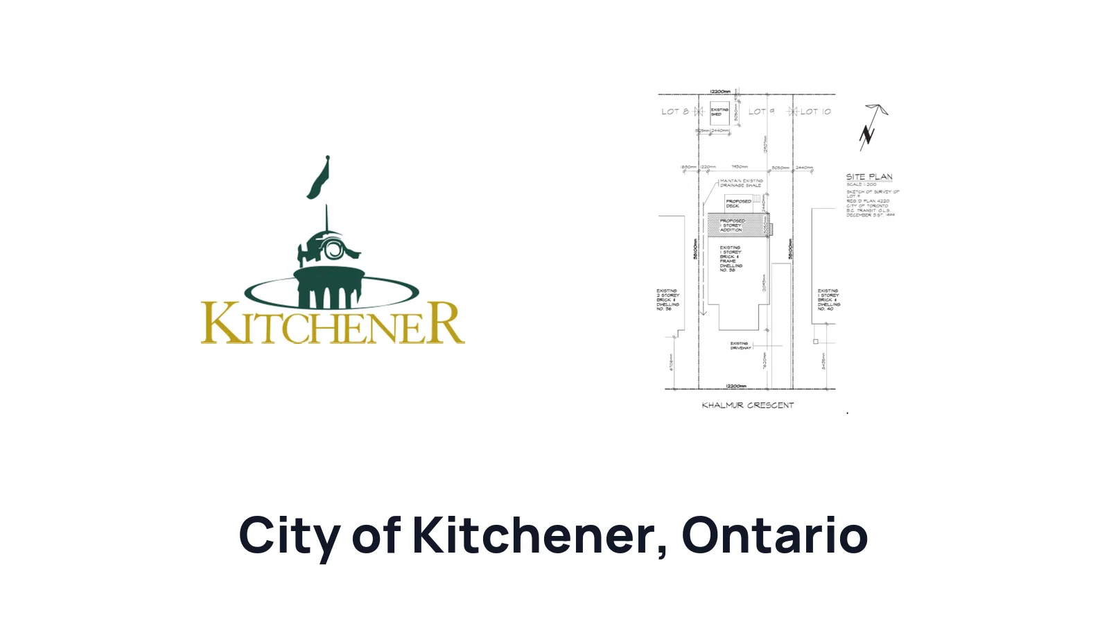 How to Draw a Site Plan for a Residential Building Permit in City of Kitchener