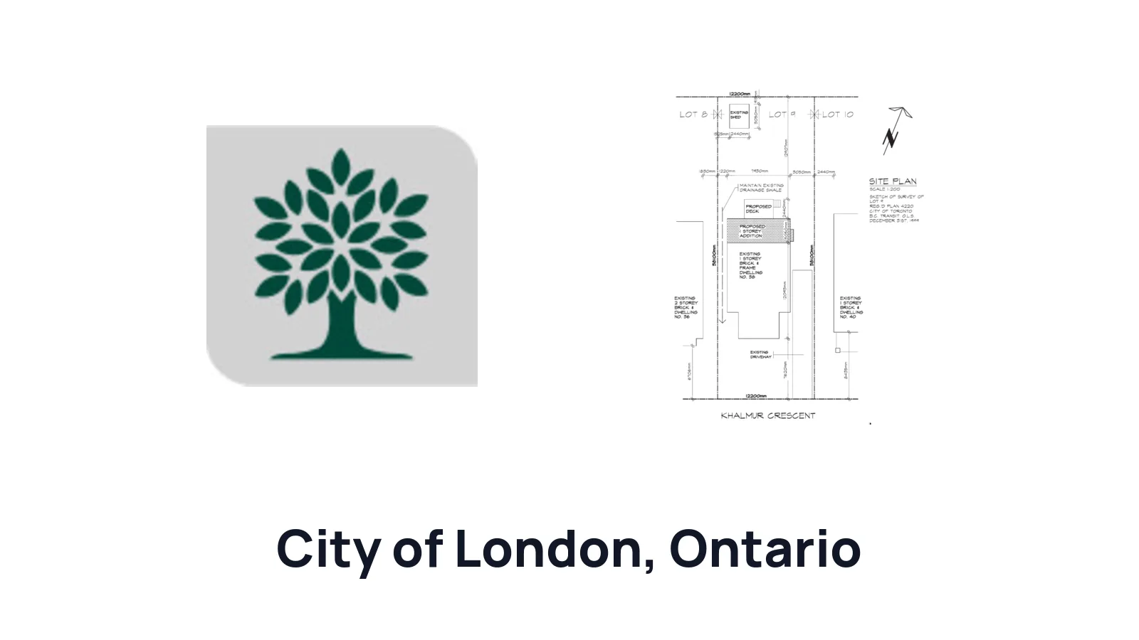 How to Draw a Site Plan for a Residential Building Permit in City of London
