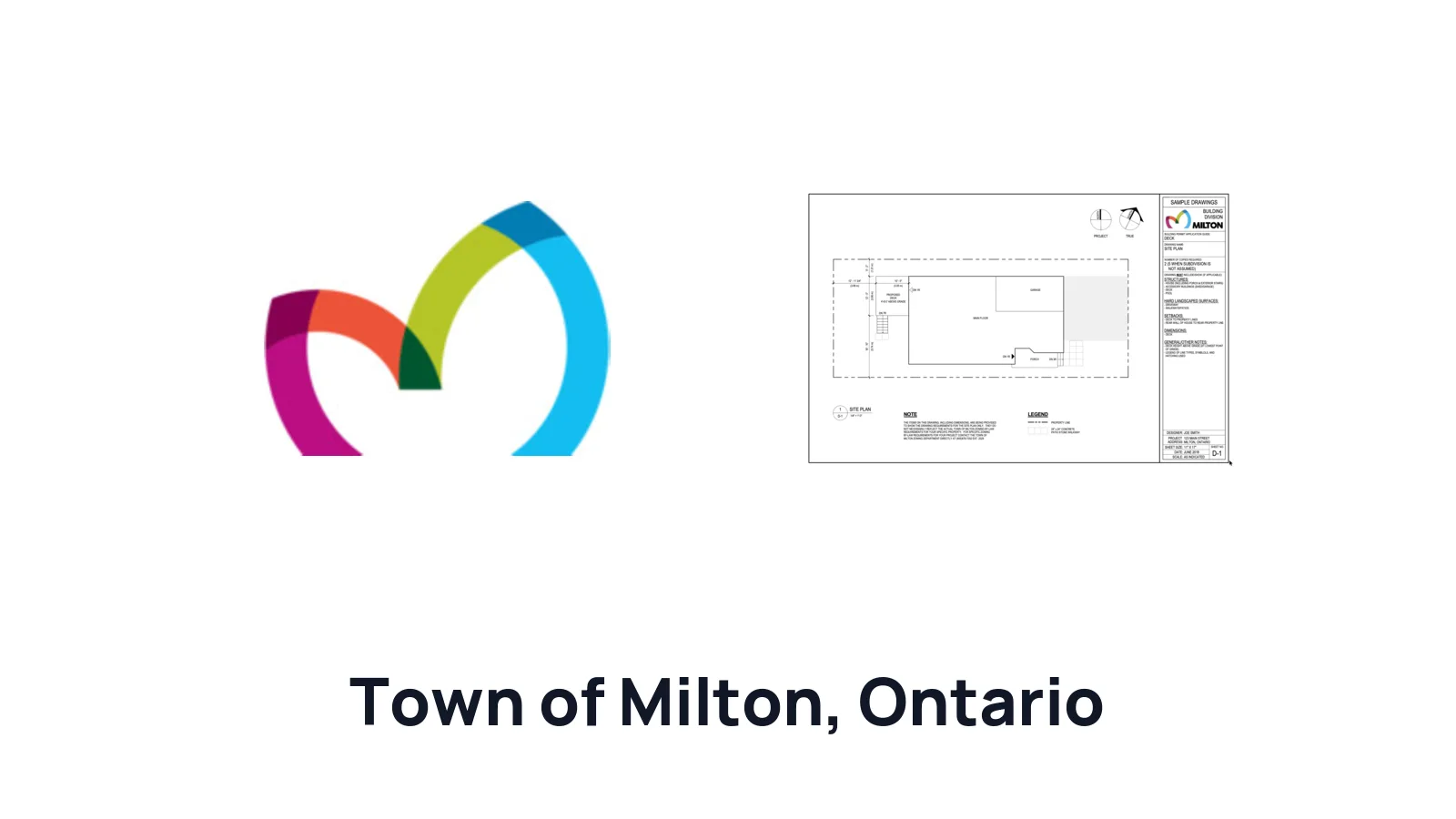 How to Draw a Site Plan for a Residential Building Permit in Town of Milton