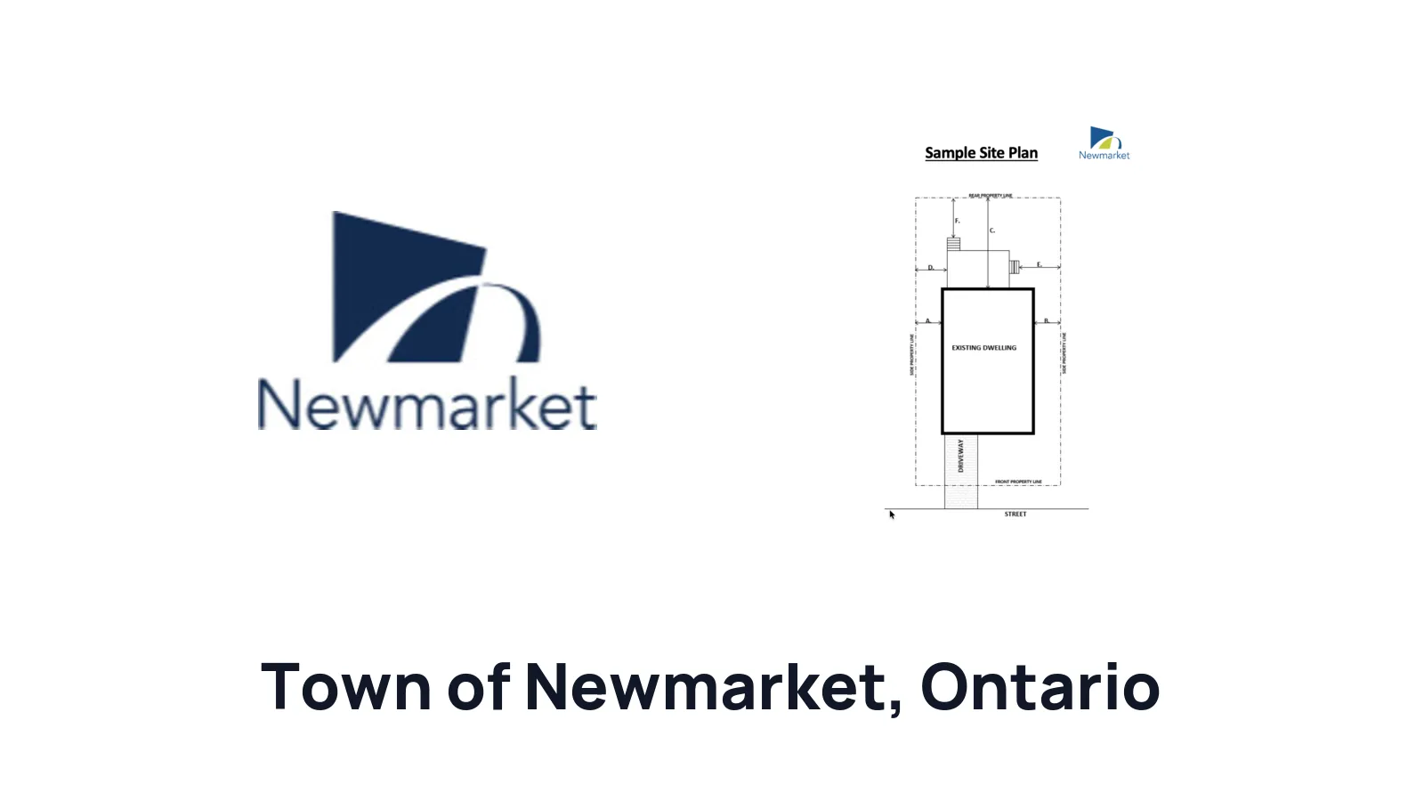How to Draw a Site Plan for a Building Permit in Town of Newmarket