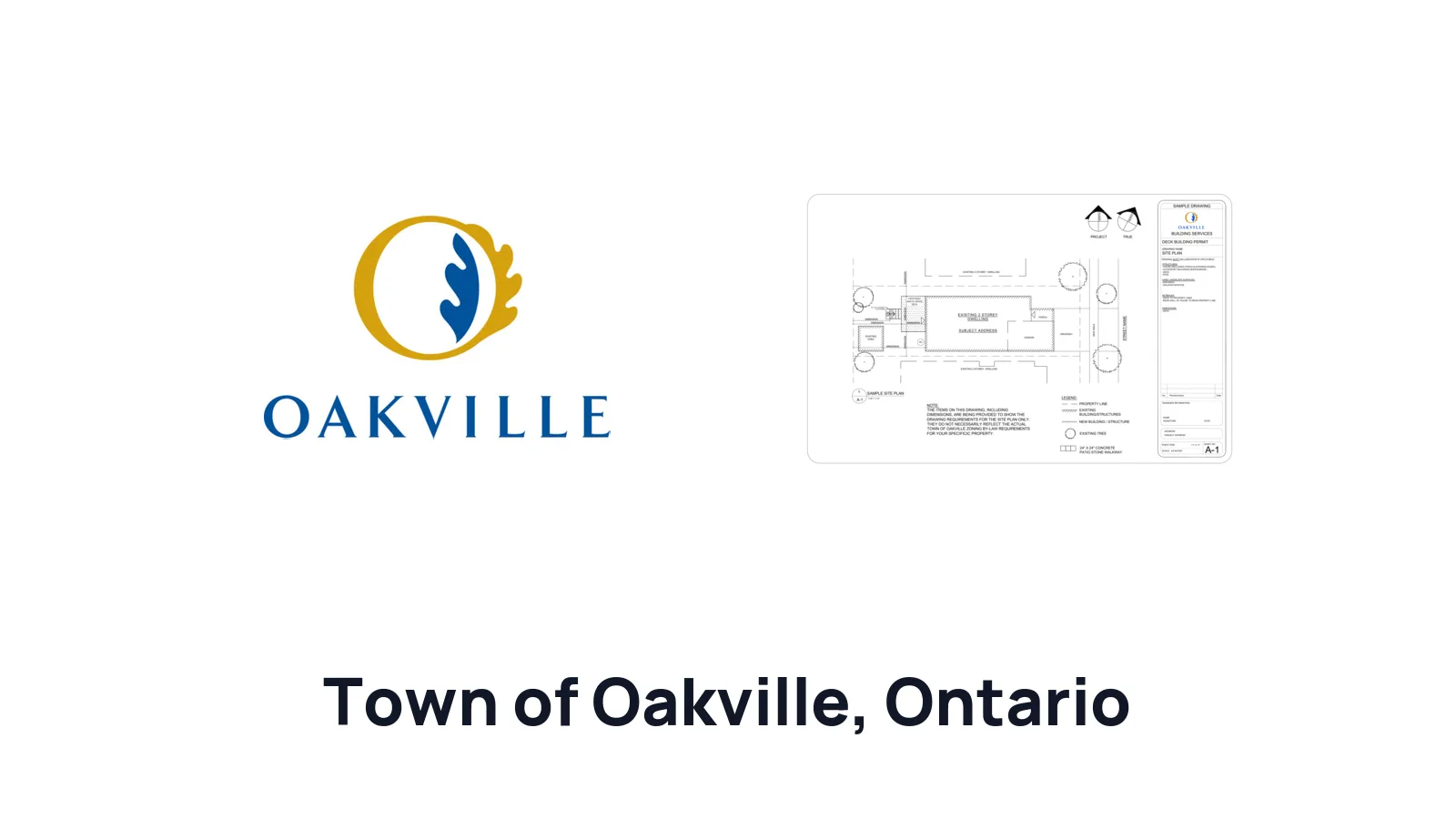 How to Draw a Site Plan for a Building Permit in Town of Oakville