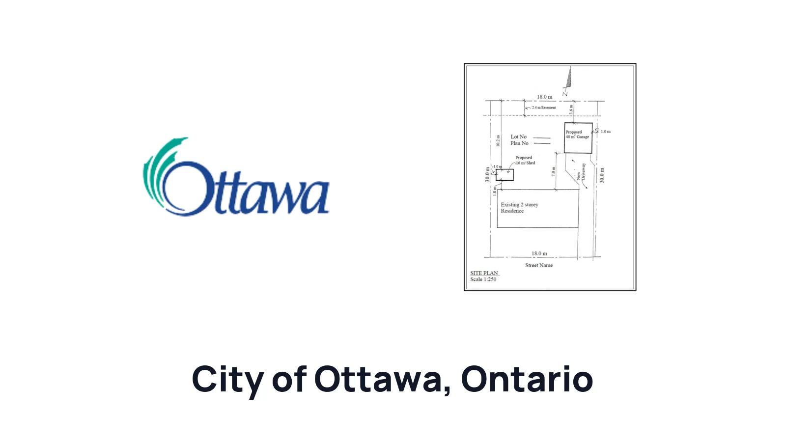 How to Draw a Site Plan for a Residential Building Permit in City of Ottawa