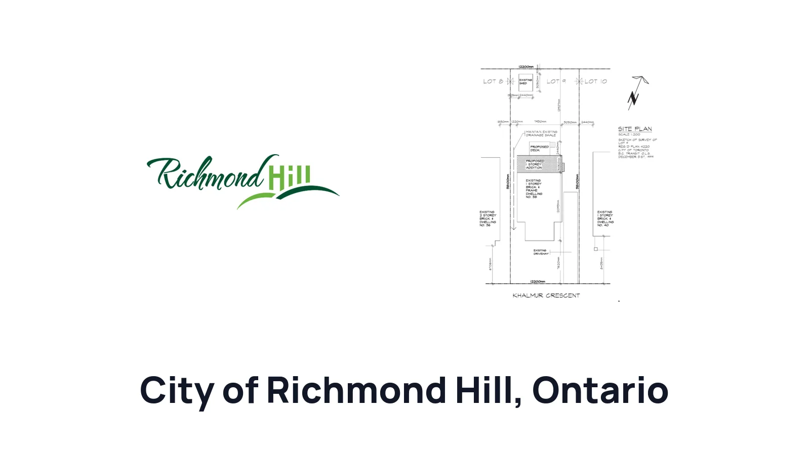 How to Draw a Site Plan for a Building Permit in City of Richmond Hill