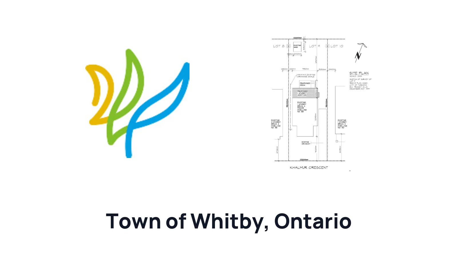 How to Draw a Site Plan for a Residential Building Permit in Town of Whitby