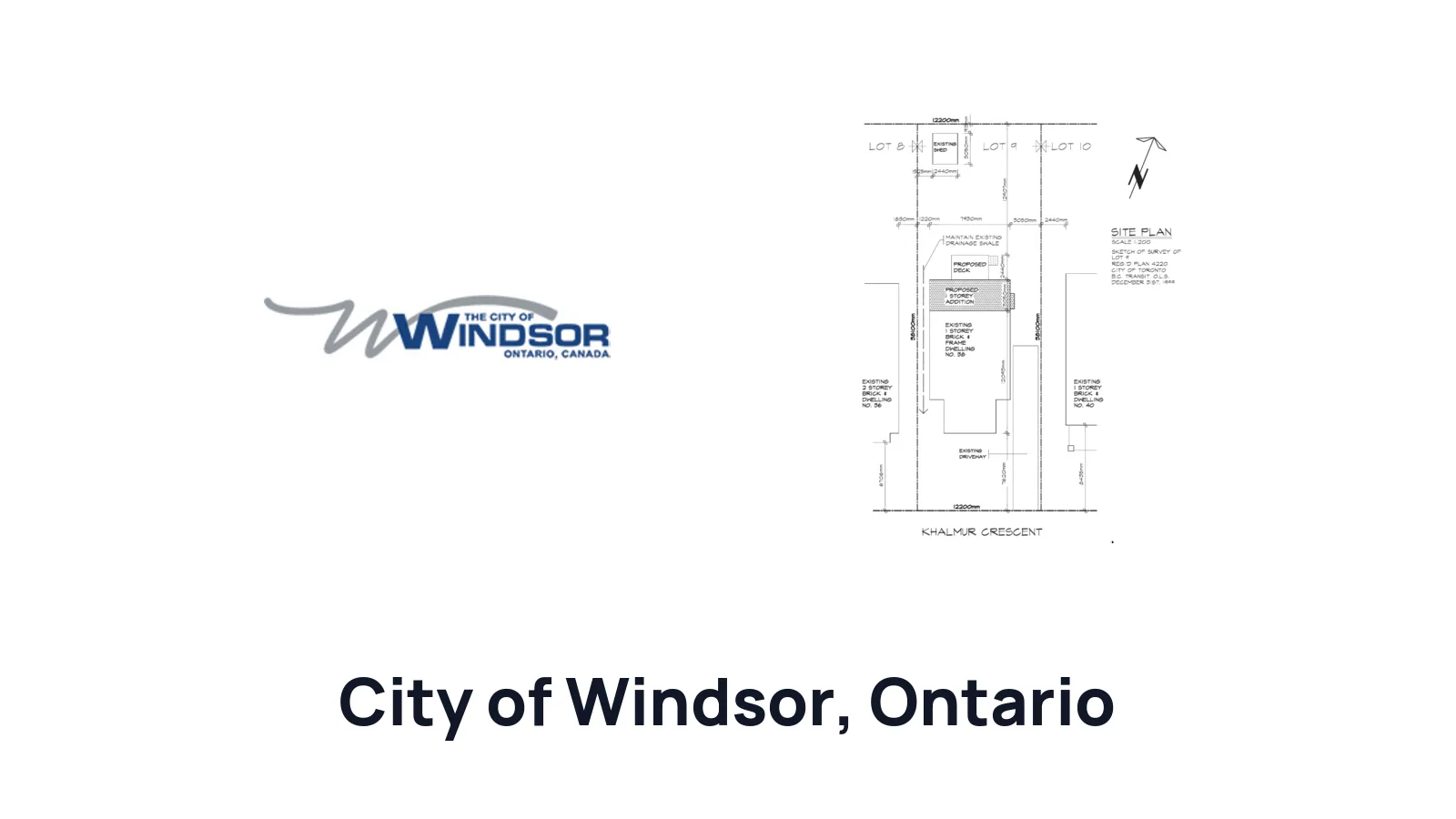 How to Draw a Site Plan for a Building Permit in City of Windsor