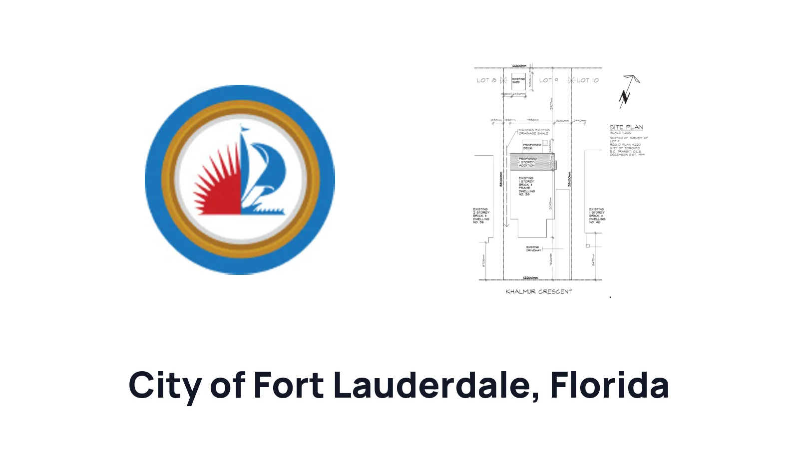 How to Draw a Site Plan for a Residential Building Permit in City of Fort Lauderdale