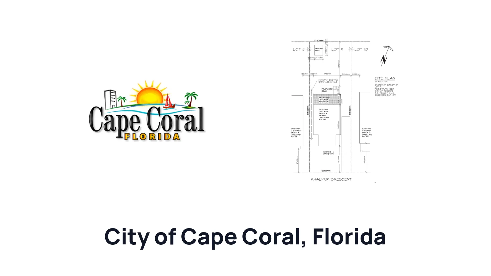 How to Draw a Site Plan for a Residential Building Permit in City of Cape Coral