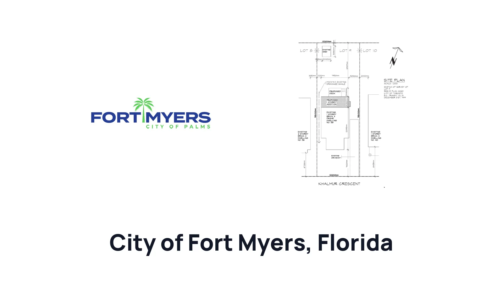 How to Draw a Site Plan for a Residential Building Permit in City of Fort Myers