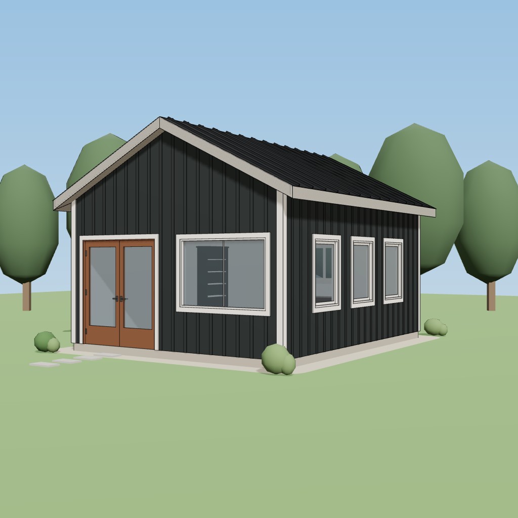 16x20 Gable Garden Studio